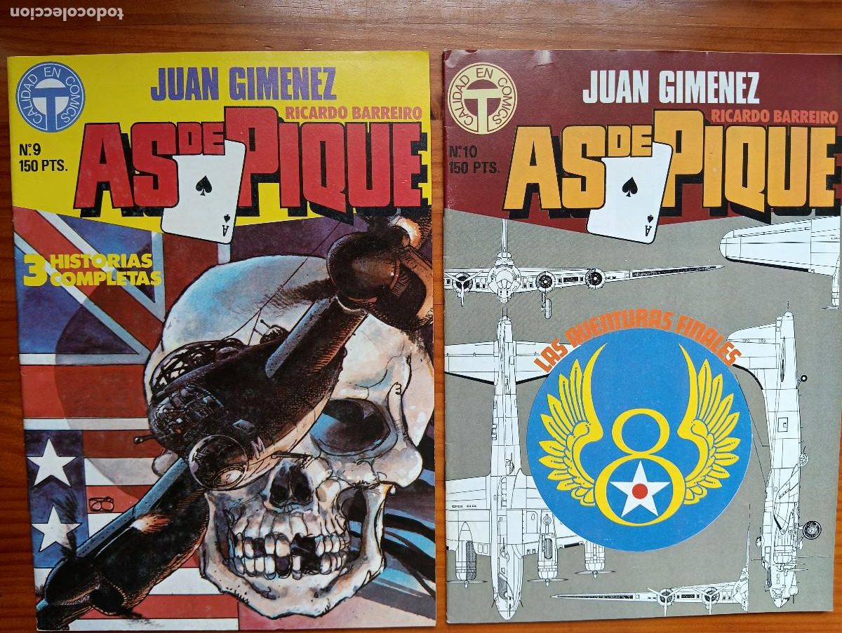 C&oacute;mics: &rdquo;As de Pique&rdquo;. Comic aviaci&oacute;n completo en 10 n&uacute;meros. - Foto 7