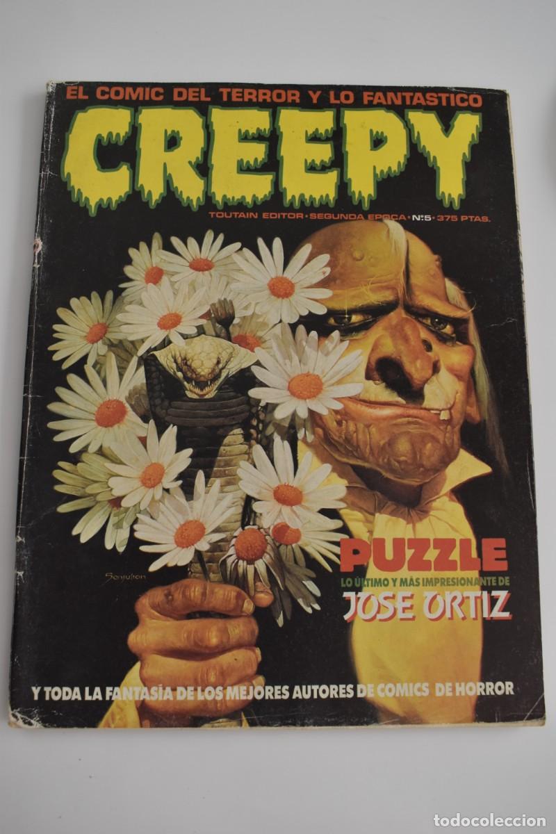Comics: CREEPY N&ordm; 5. SEGUNDA &Eacute;POCA. EL COMIC DEL TERROR Y LO FANT&Aacute;STICO. TOUTAIN EDITOR 1990