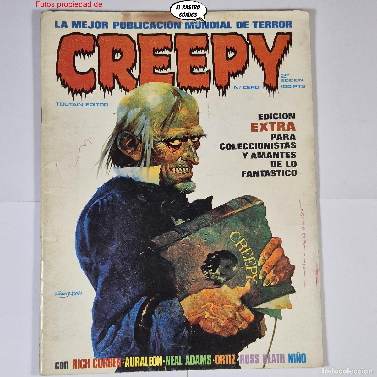 C&oacute;mics: Creepy (1&ordf; &eacute;poca) n&ordm; 0 cero, ed Toutain