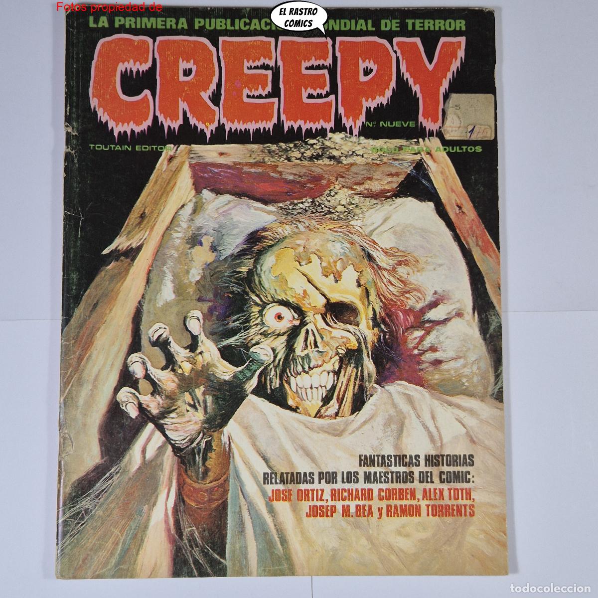 C&oacute;mics: Creepy (1&ordf; &eacute;poca) n&ordm; 9, ed Toutain