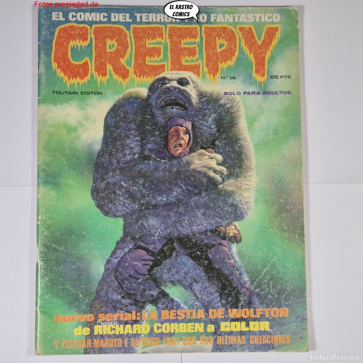 C&oacute;mics: Creepy (1&ordf; &eacute;poca) n&ordm; 14, ed Toutain