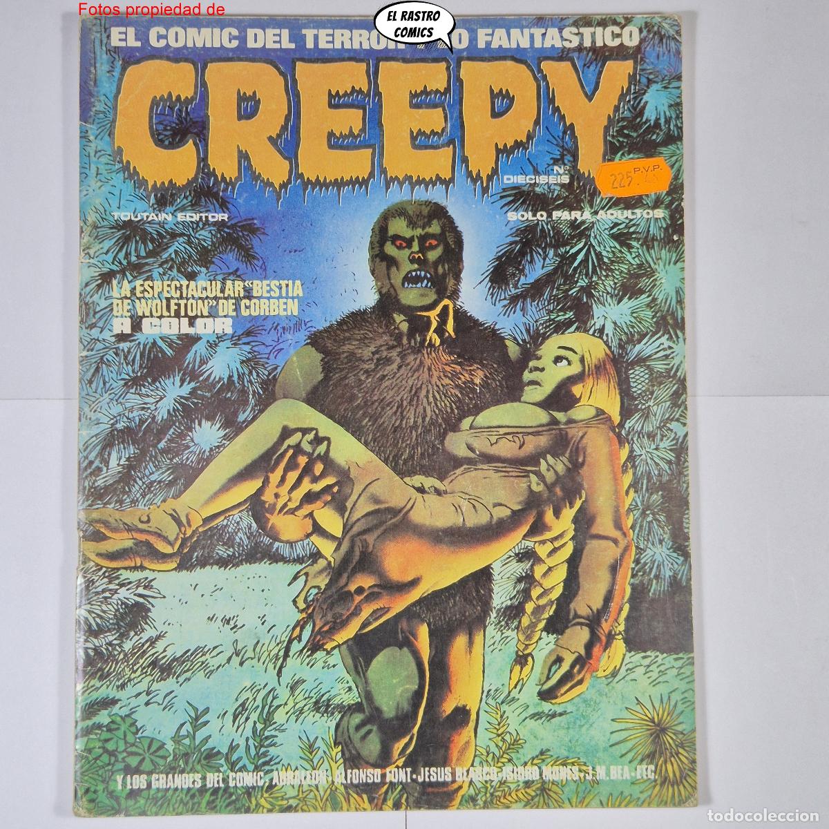 C&oacute;mics: Creepy (1&ordf; &eacute;poca) n&ordm; 16, ed Toutain