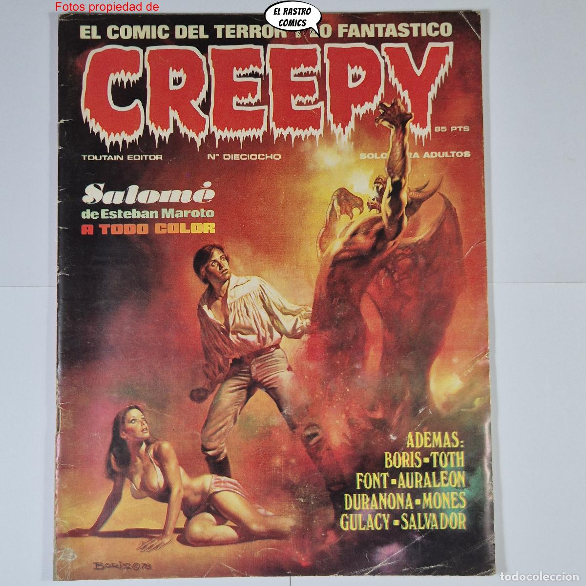 C&oacute;mics: Creepy (1&ordf; &eacute;poca) n&ordm; 18, ed Toutain