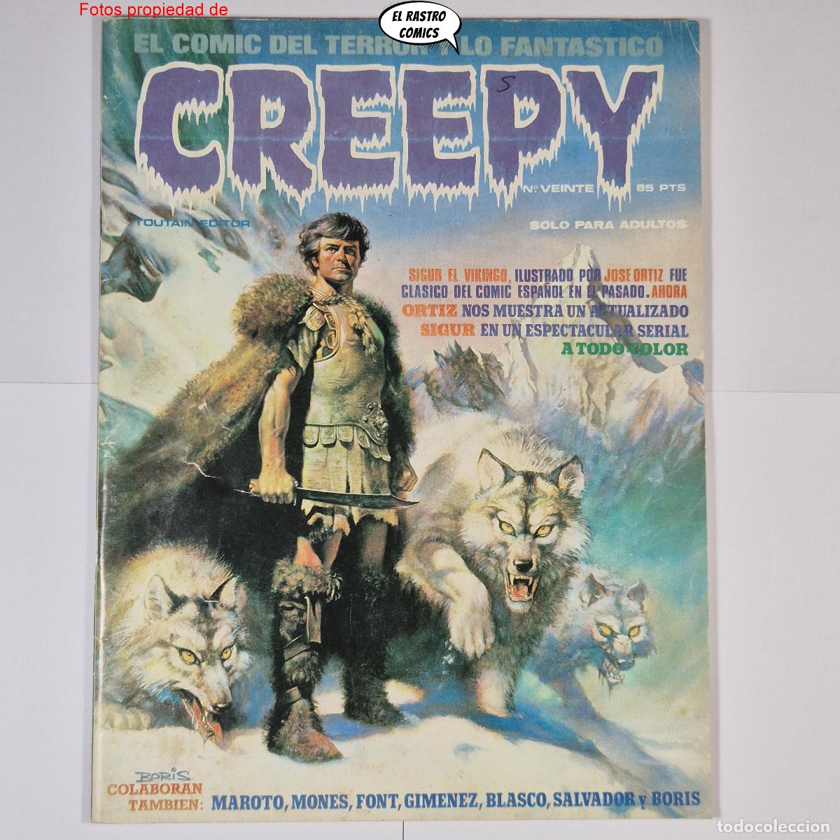 C&oacute;mics: Creepy (1&ordf; &eacute;poca) n&ordm; 20, ed Toutain