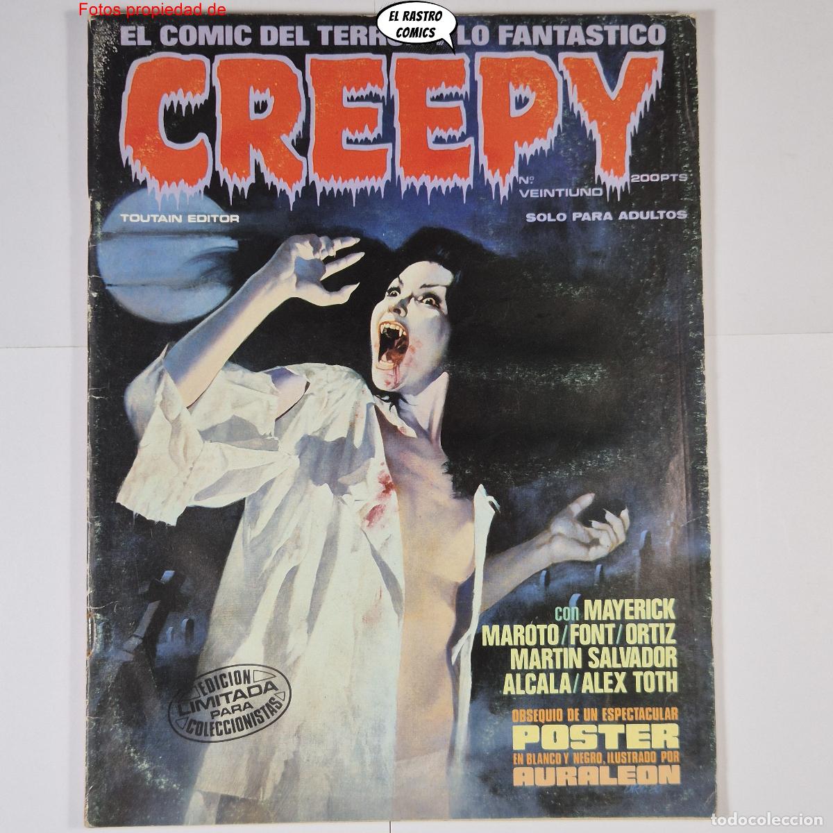 C&oacute;mics: Creepy (1&ordf; &eacute;poca) n&ordm; 21, ed Toutain