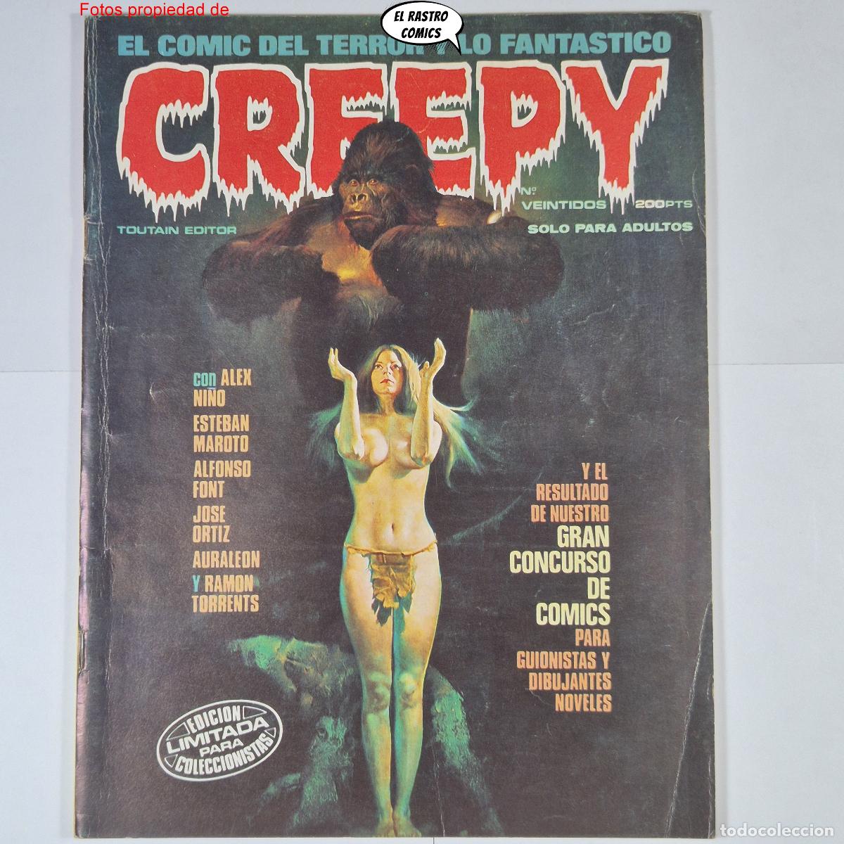 Comics: Creepy (1&ordf; &eacute;poca) n&ordm; 22, ed Toutain (A)
