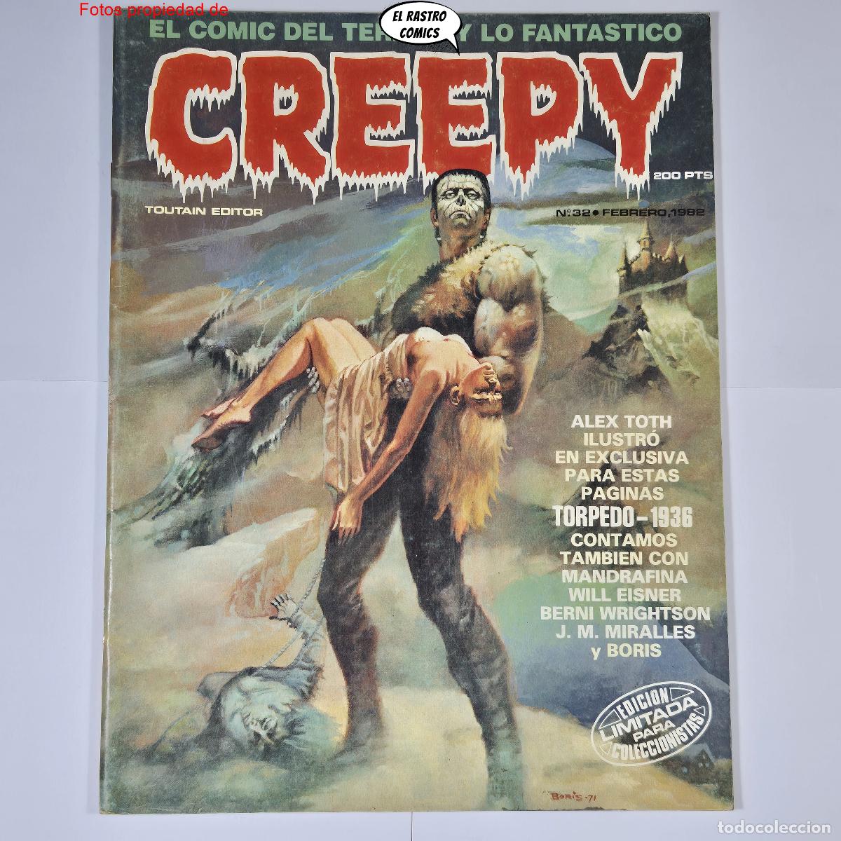 Comics: Creepy (1&ordf; &eacute;poca) n&ordm; 32, ed Toutain