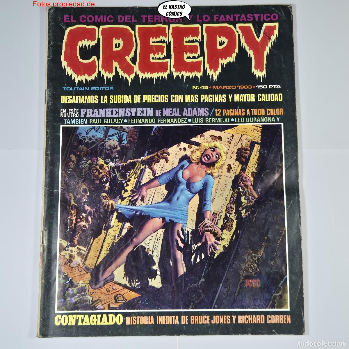 C&oacute;mics: Creepy (1&ordf; &eacute;poca) n&ordm; 45, ed Toutain