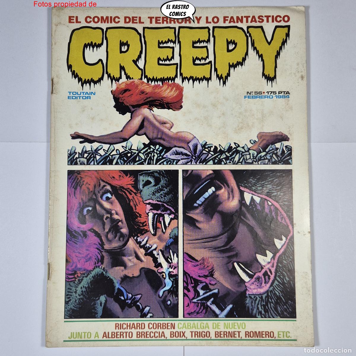 C&oacute;mics: Creepy (1&ordf; &eacute;poca) n&ordm; 56, ed Toutain (B)
