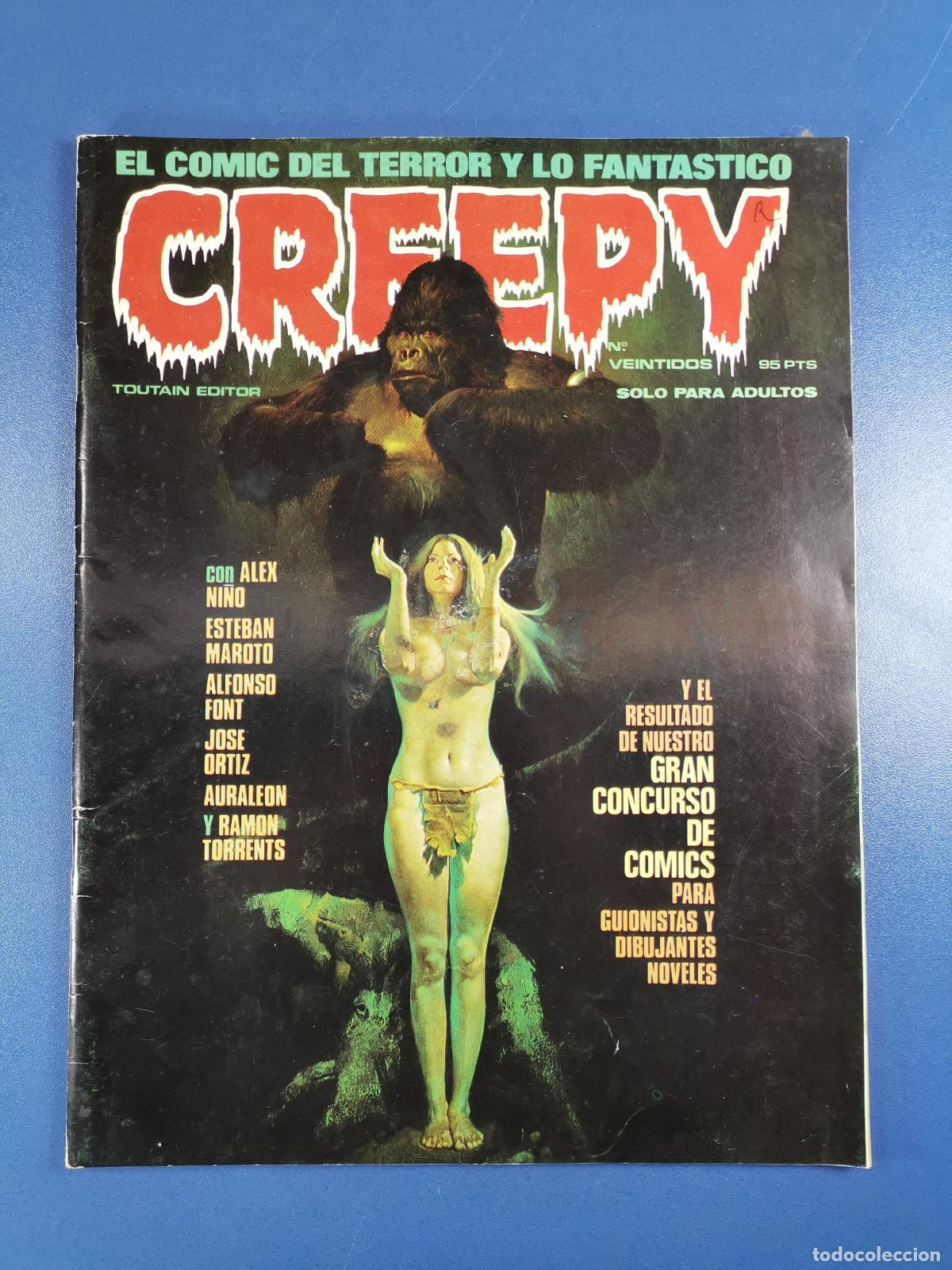 Comics: CREEPY - N&ordm; 22 - TOUTAIN EDITOR - COMIC DEL TERROR Y LO FANTASTICO