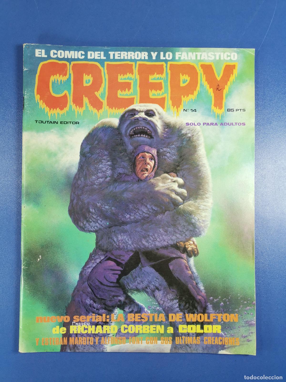 Comics: CREEPY - N&ordm; 14 - TOUTAIN EDITOR - COMIC DEL TERROR Y LO FANTASTICO