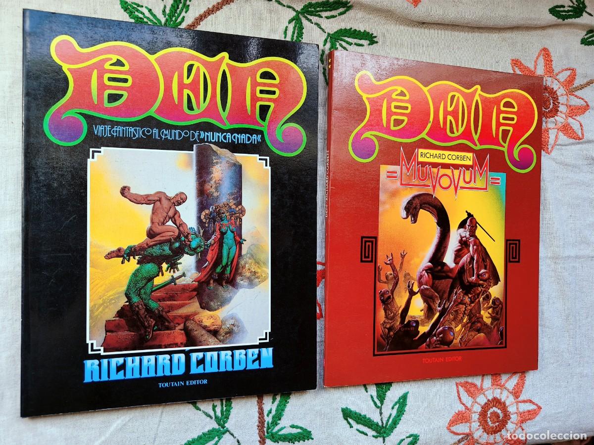 C&oacute;mics: Den completa. Nunca nada y Muvovum. Richard Corben. Ediciones Toutain. Tapa Blanda.