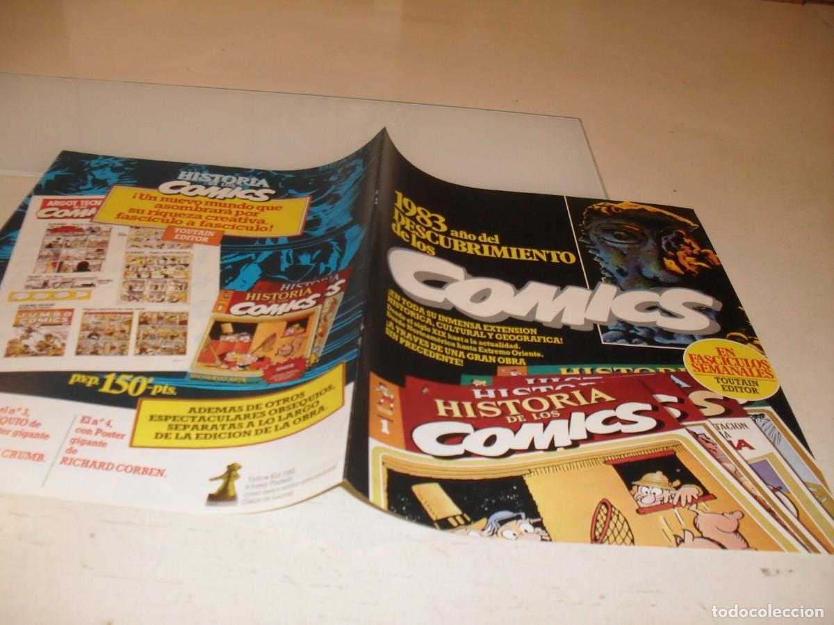 Comics : ENCARTE PUBLICITARIO DEL LANZAMIENTO DE HISTORIA DE LOS COMICS.TOUTAIN EDITOR,1983