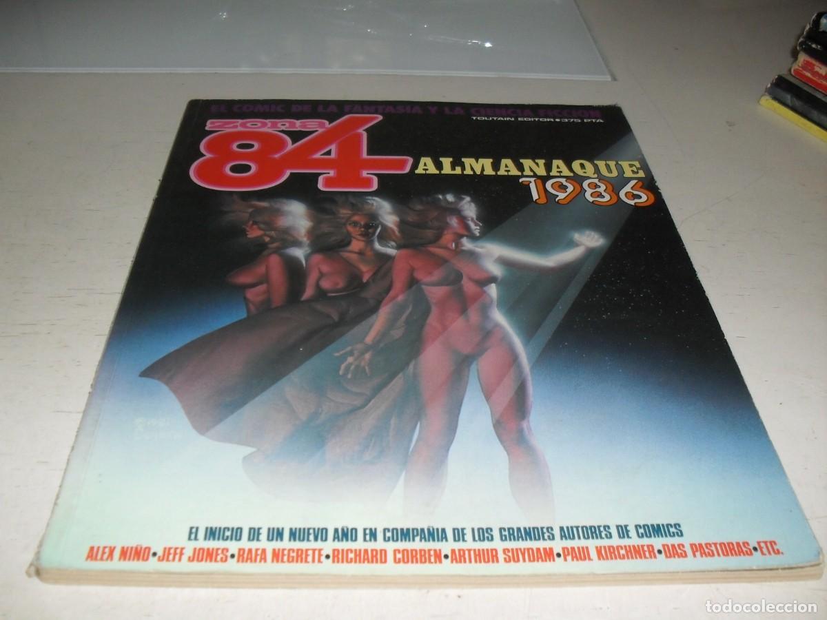 C&oacute;mics: ZONA 84,ALMANAQUE PARA 1986,CON HISTORIETA JUDAS,DE CORBEN.TOUTAIN EDITOR,1984