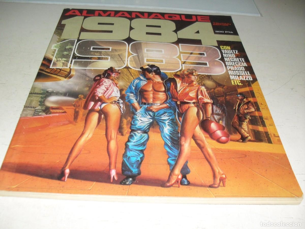 Comics: 1984 ALMANAQUE PARA 1983,CON ESPECTACULAR PORTADA DOBLE.TOUTAIN EDITOR,1978