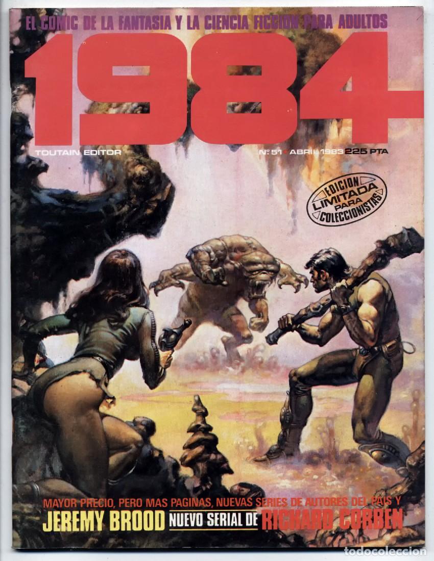 C&oacute;mics: COMIC 1984 N&ordm; 51 FANTASIA Y CIENCIA FICCION TOUTAIN EDITOR EDICION COLECCIONISTAS 1983