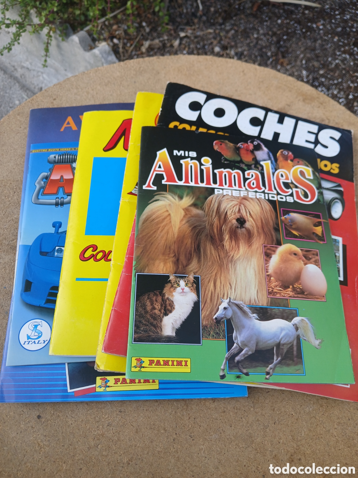 Comics: LOTE,8 &Aacute;LBUM DE COCHES, MOTOS ANIMALES, AVIONES ETC.