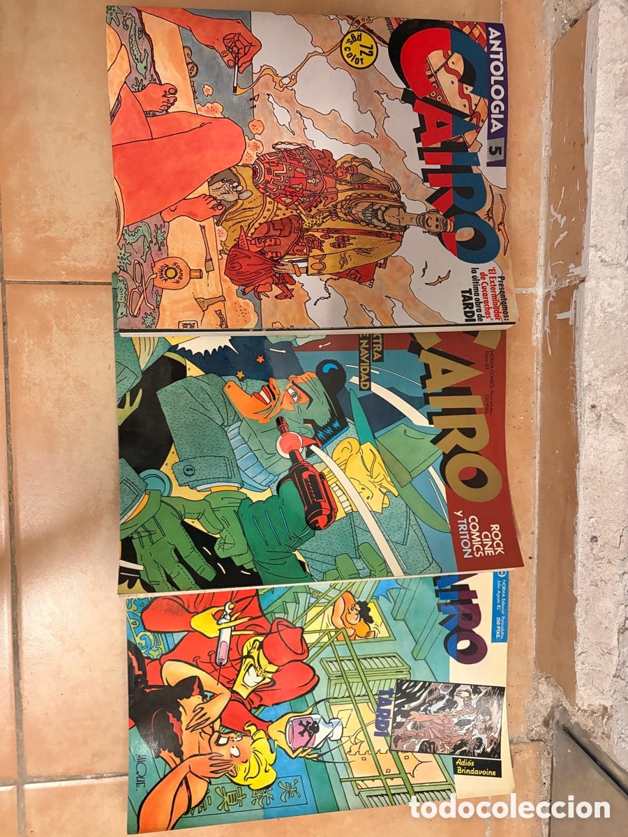 C&oacute;mics: Lote 3 Revistas CAIRO (Norma Editorial, 1982/1983) - Incluye Antolog&iacute;a 5 y Especial Navidad