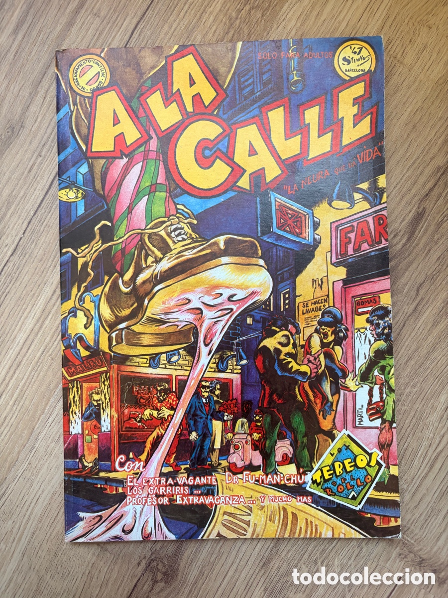 C&oacute;mics: C&oacute;mic Underground &iexcl;A la calle! (1977) - Mart&iacute; / Max / Mariscal (Tebeos del Rollo)