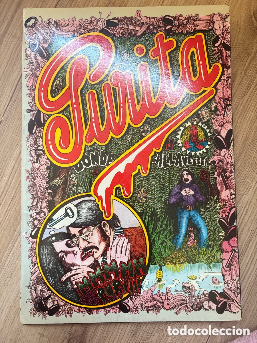 Comics: C&oacute;mic Underground PURITA (Editorial Mandr&aacute;gora, 1975) - Joya de la Transici&oacute;n