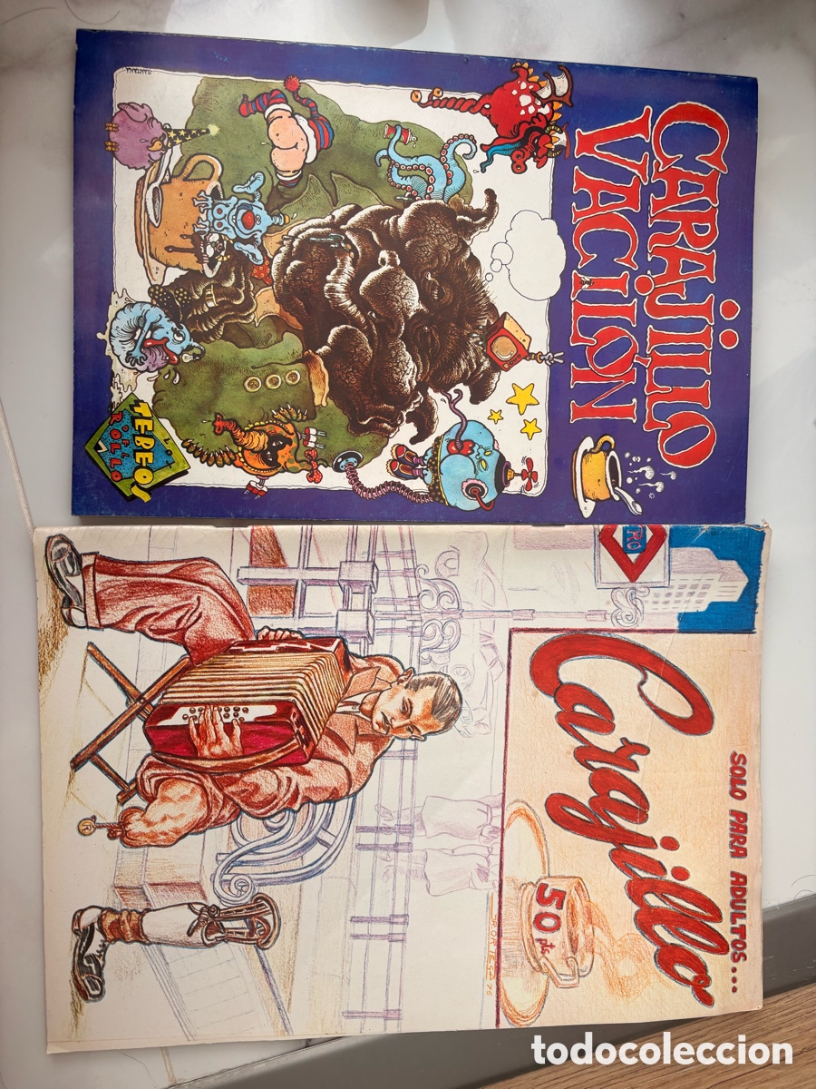 Comics: Lote C&oacute;mics CARAJILLO y CARAJILLO VACIL&Oacute;N (1975) - Colecci&oacute;n Completa Underground