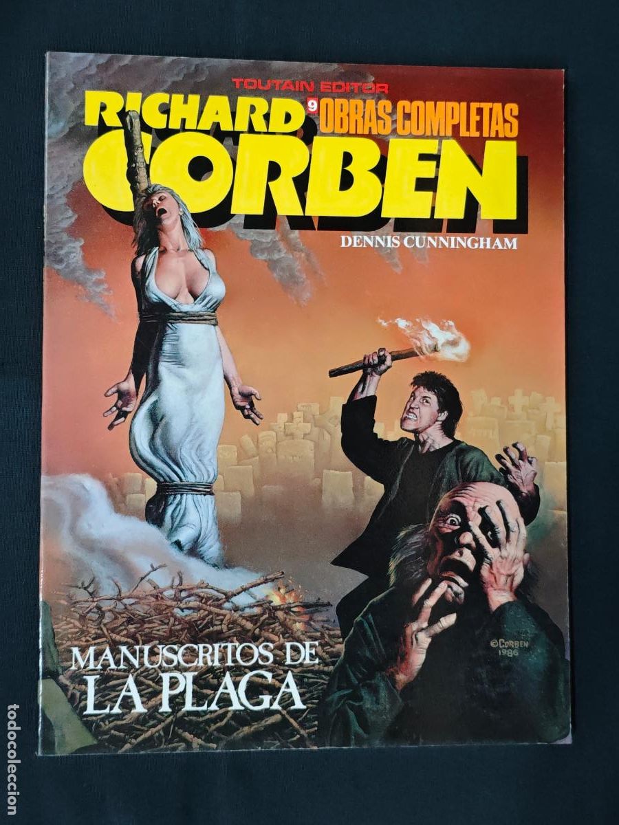 C&oacute;mics: RICHARD CORBEN - OBRAS COMPLETAS N&ordm; 9 - MANUSCRITOS DE LA PLAGA - TOUTAIN -