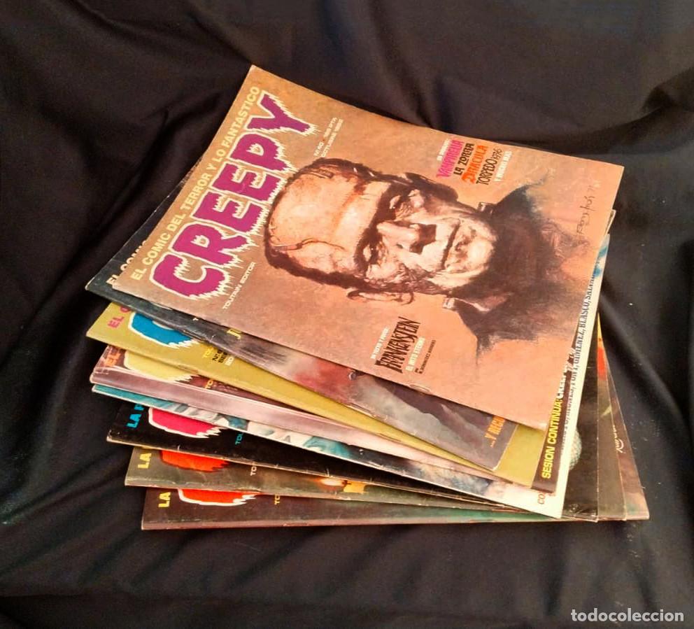 C&oacute;mics: CREEPY 01, 03, 05, 20, 40, 61, 63, 66- EDICIONES TOUTAIN, GRAPA- MBE LEE COND, PRECIO X UNIDAD
