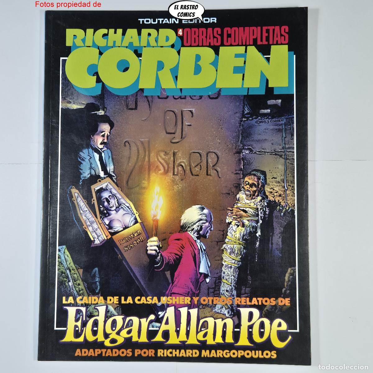 C&oacute;mics: Richard Corben, Edgar Allan Poe, Obras completas 4, ed. Toutain 1985