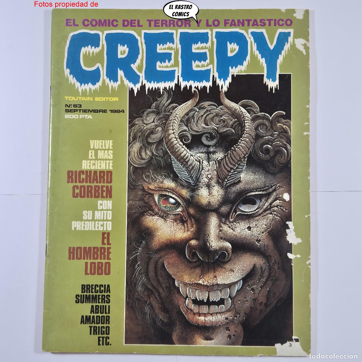 C&oacute;mics: Creepy (1&ordf; &eacute;poca) n&ordm; 63, ed Toutain