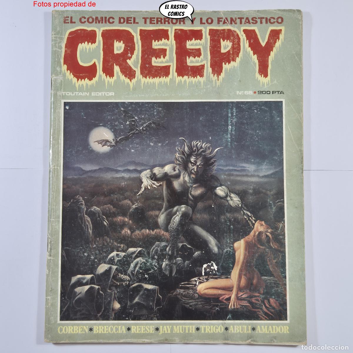 C&oacute;mics: Creepy (1&ordf; &eacute;poca) n&ordm; 65, ed Toutain (A)
