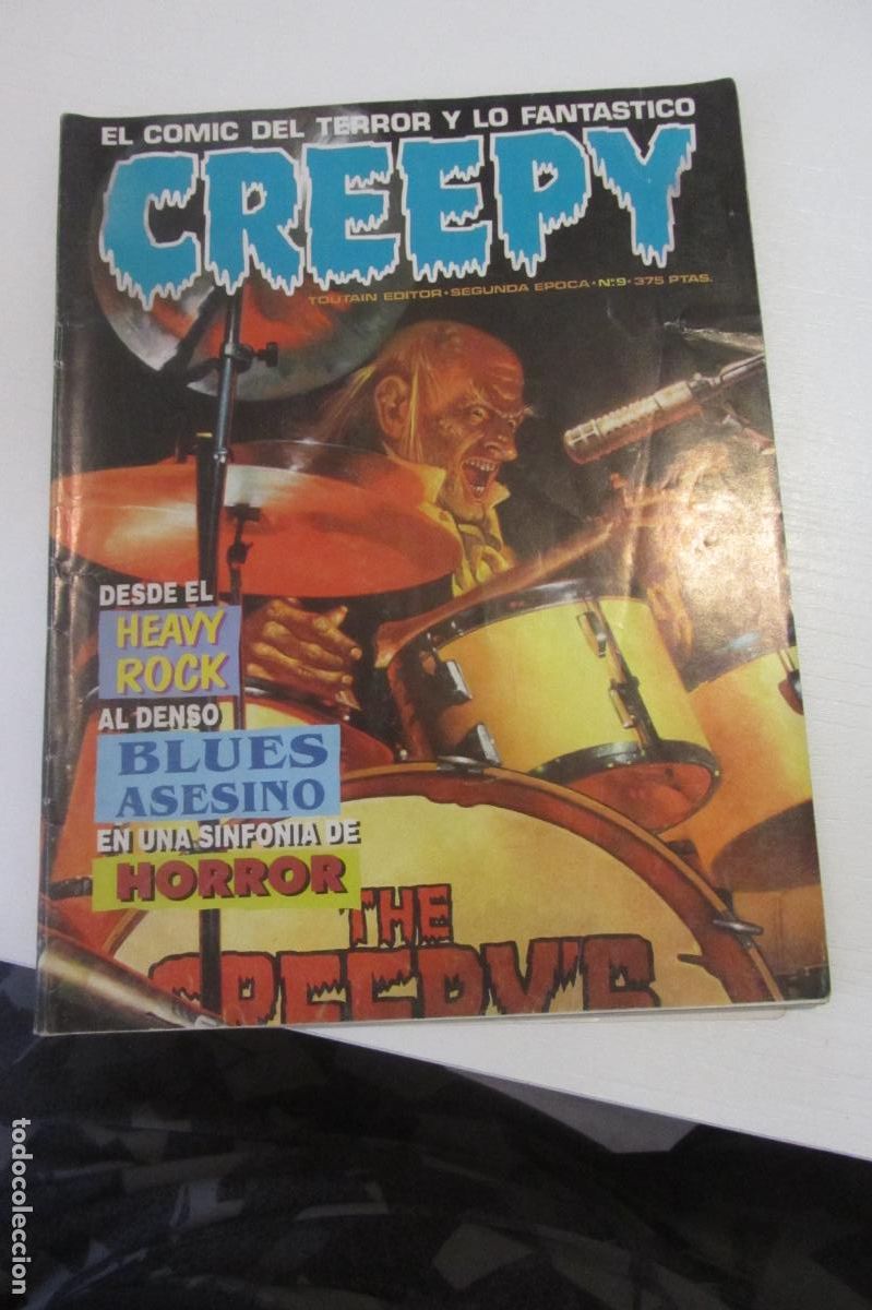 C&oacute;mics: CREEPY SEGUNDA EPOCA N&ordm; 9 DESDE EL HEAVY ROCK AL DENSO BLUES ASESINO EN UNA SINFONIA TOUTAIN ARX185