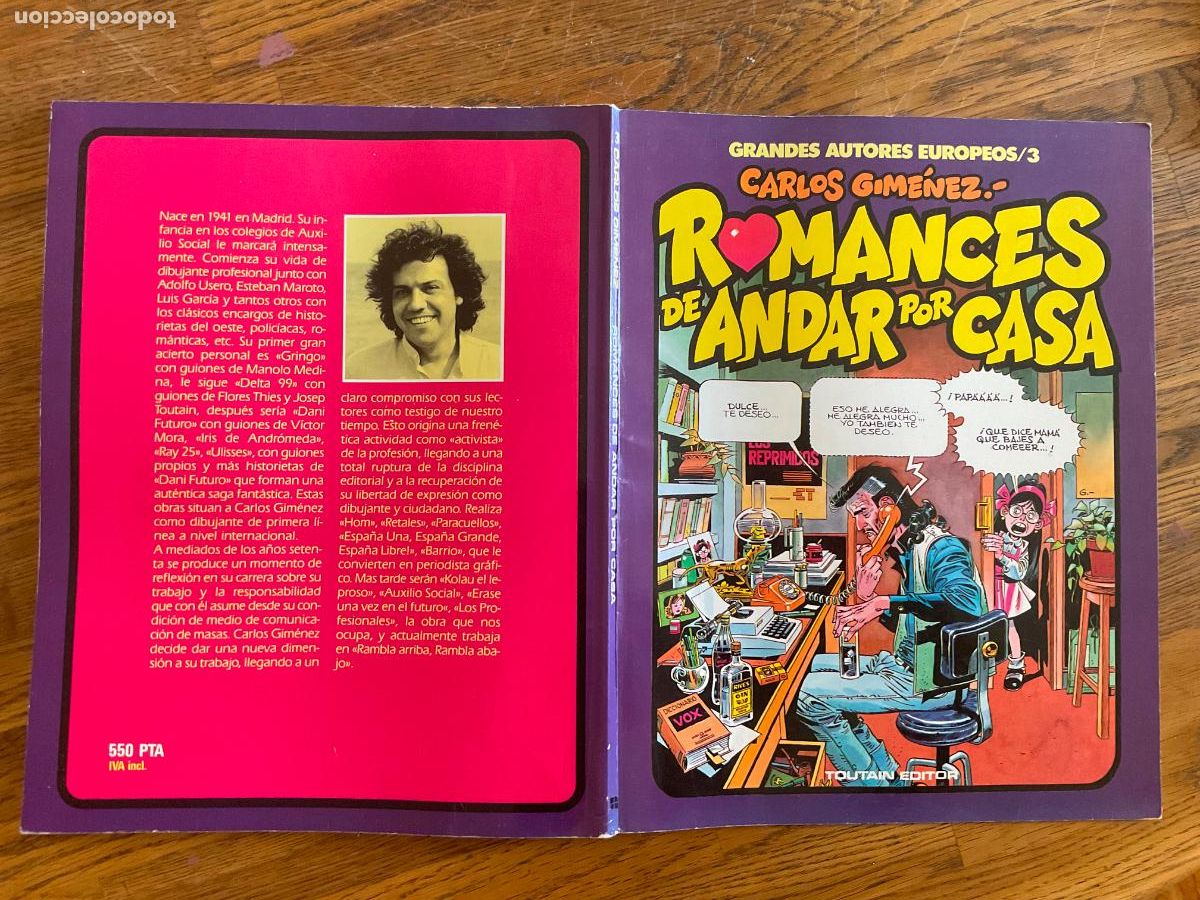 C&oacute;mics: *PEDIDO M&Iacute;NIMO 5 EUROS* - ROMANCES DE ANDAR POR CASA - CARLOS GIM&Eacute;NEZ - TOUTAIN