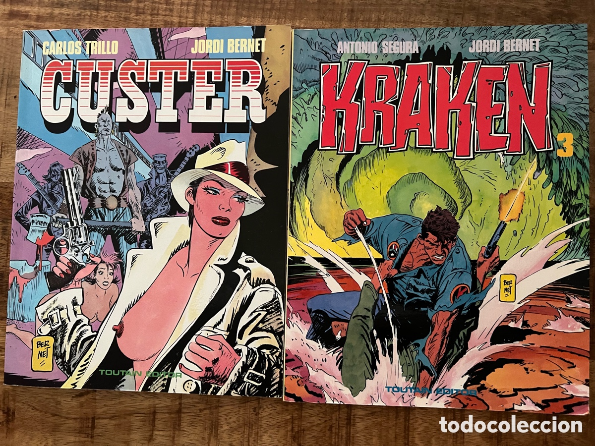C&oacute;mics: Custer + Kraken 3 Jordi Bernet Trillo Segura Toutain