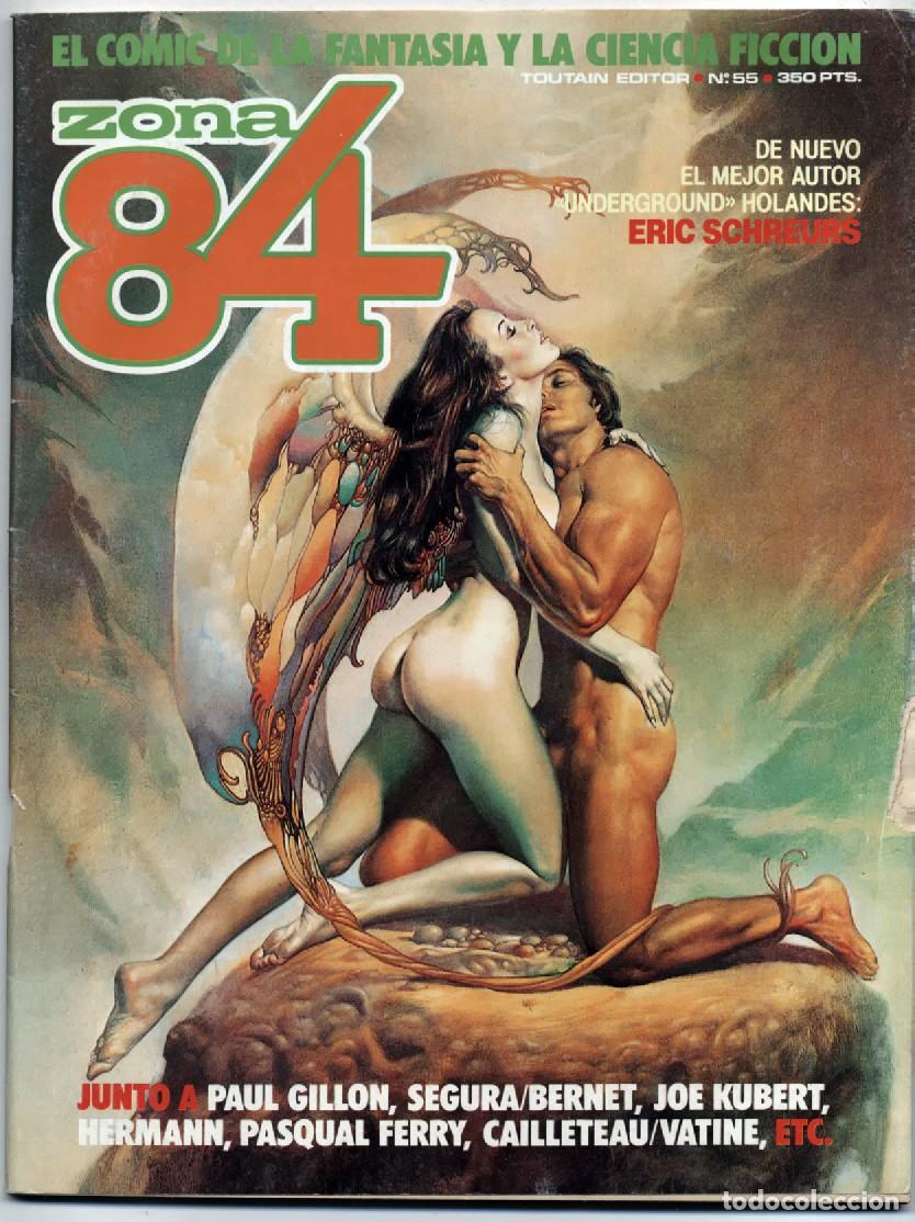 C&oacute;mics: COMIC FANTASIA CIENCIA FICCION ZONA 84 N&ordm; 55 TOUTAIN EDITOR GILLON BERNET 1988