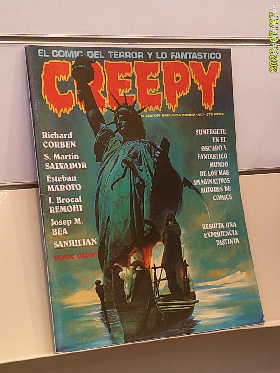 C&oacute;mics: CREEPY SEGUNDA EPOCA N&ordm; 7 EL COMIC DEL TERROR Y LO FANTASTICO - TOUTAIN