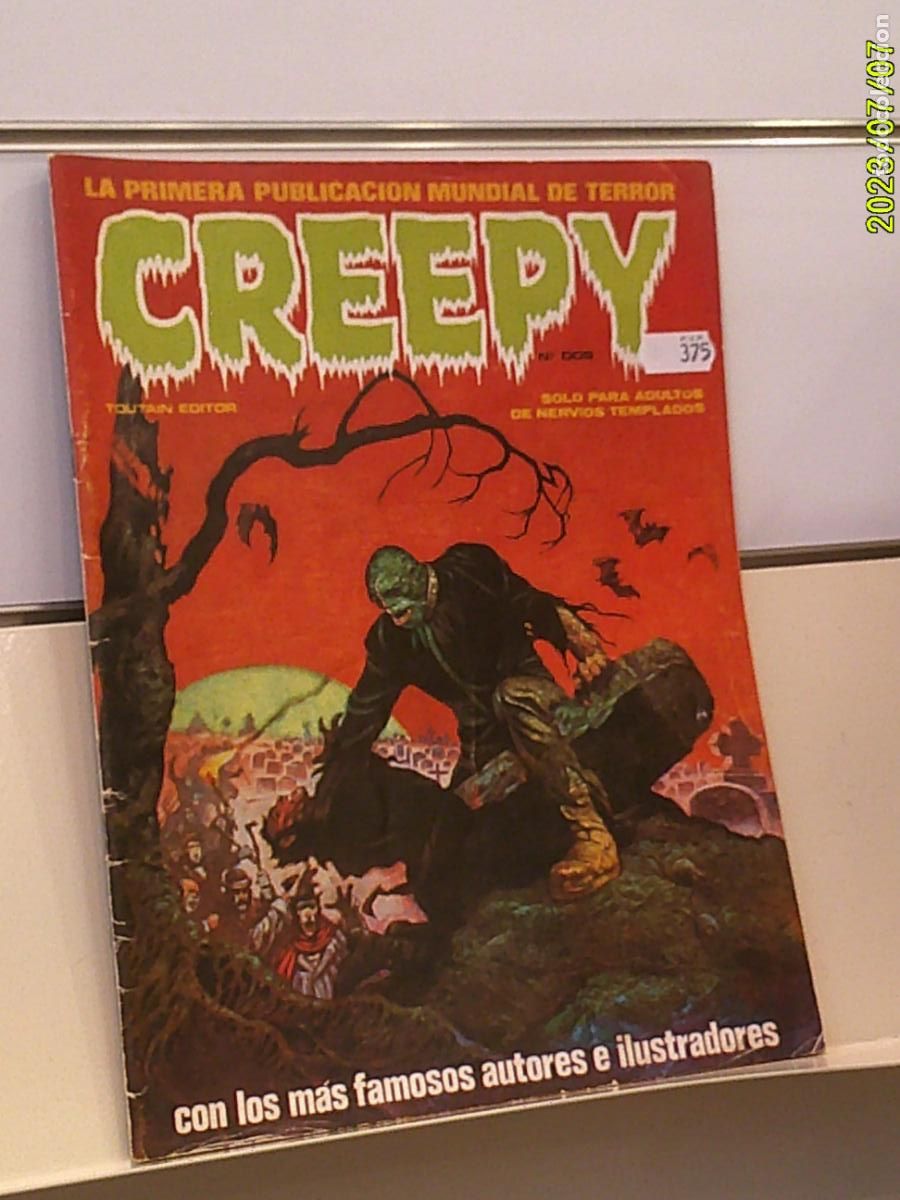 C&oacute;mics: CREEPY N&ordm; 2 LA PRIMERA PUBLICACION MUNDIAL DE TERROR - TOUTAIN