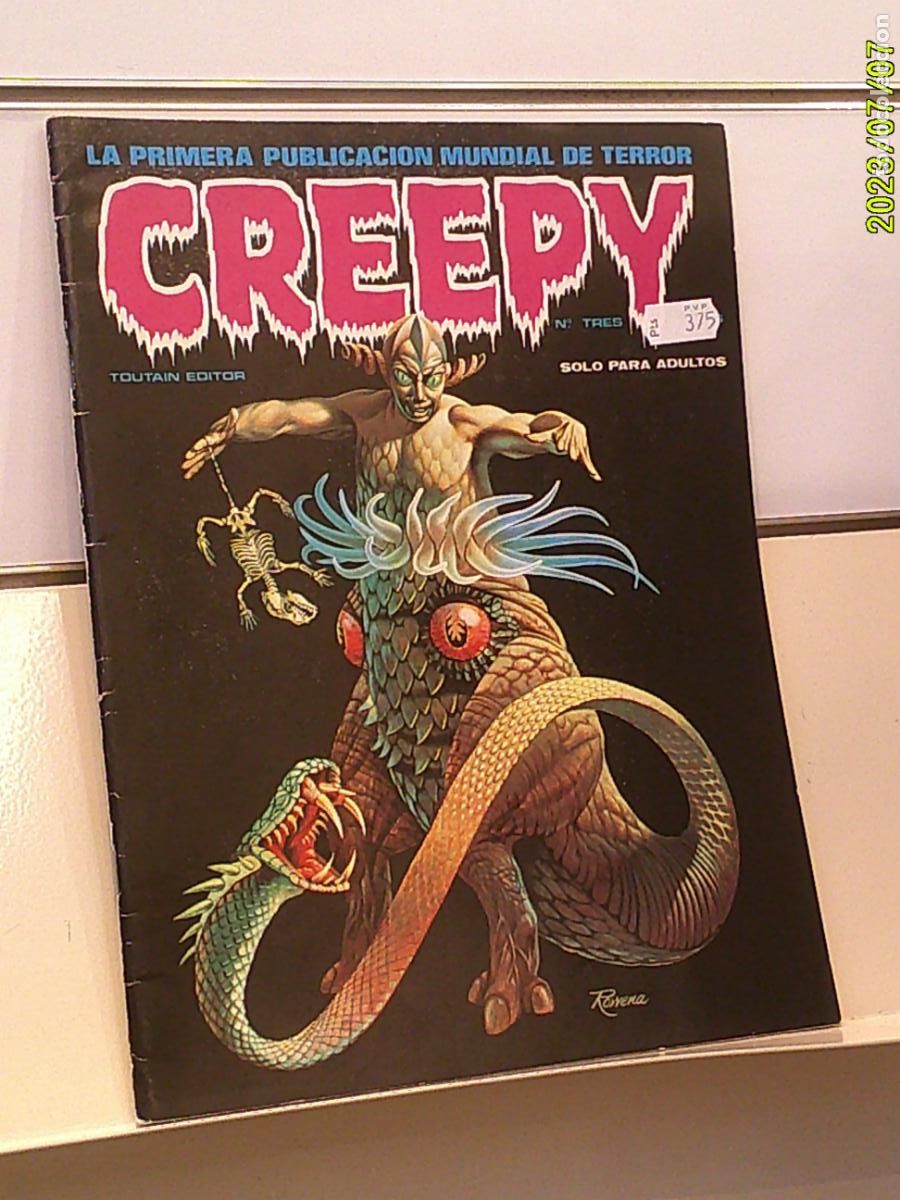 C&oacute;mics: CREEPY N&ordm; 3 LA PRIMERA PUBLICACION MUNDIAL DE TERROR - TOUTAIN