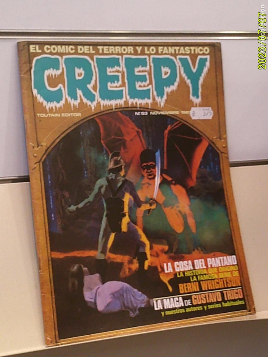 C&oacute;mics: CREEPY N&ordm; 53 NOVIEMBRE 1983 EL COMIC DEL TERROR Y LO FANTASTICO - TOUTAIN