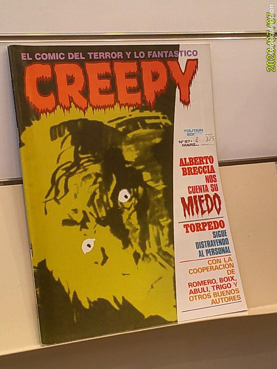 C&oacute;mics: CREEPY N&ordm; 57 MARZO 1984 EL COMIC DEL TERROR Y LO FANTASTICO - TOUTAIN