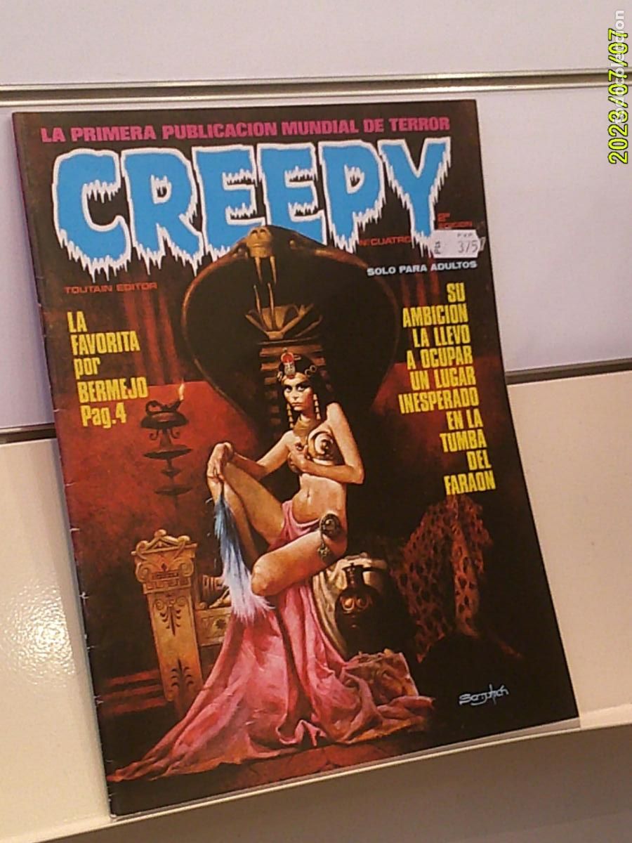 C&oacute;mics: CREEPY N&ordm; CUATRO (4) 2&ordf; EDICION EL COMIC DEL TERROR Y LO FANTASTICO - TOUTAIN