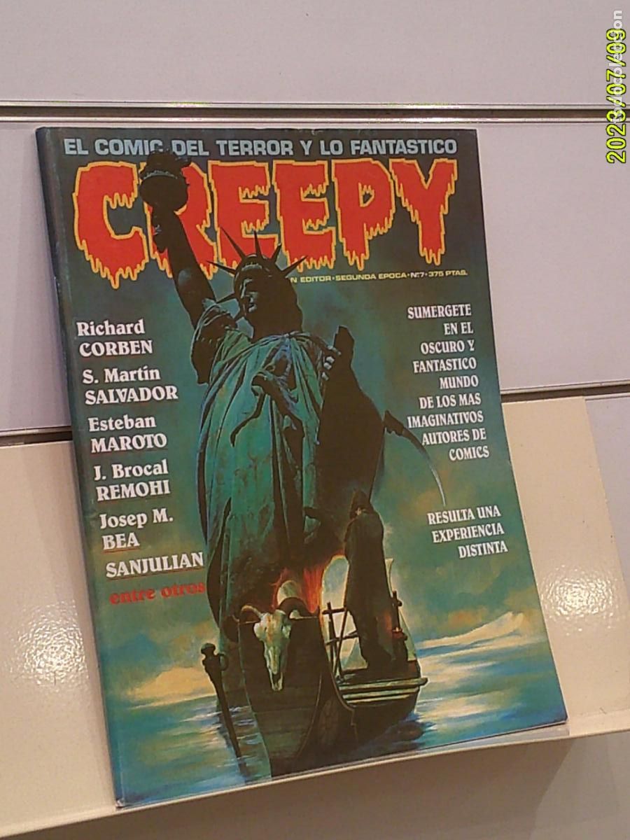 C&oacute;mics: CREEPY N&ordm; 7 SEGUNDA EPOCA EL COMIC DEL TERROR Y LO FANTASTICO - TOUTAIN