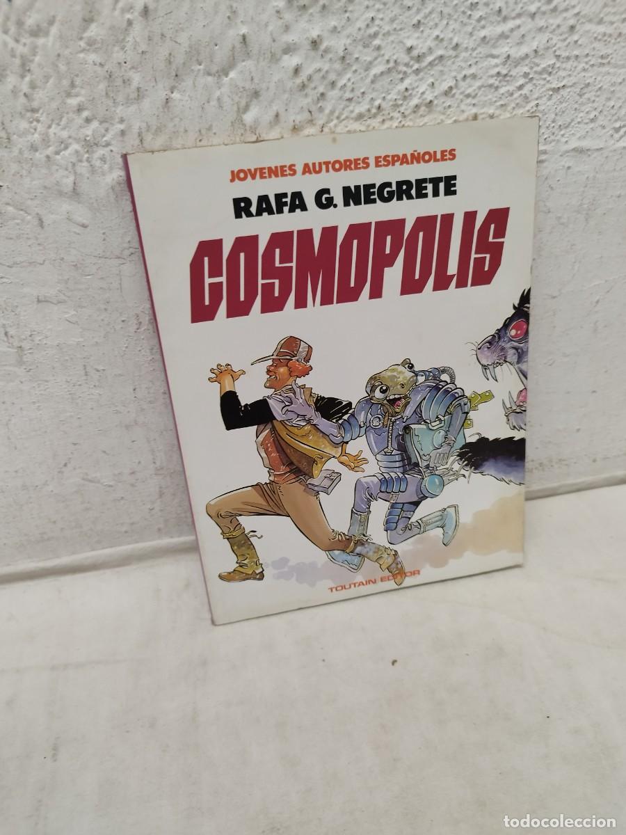 Comics: c&oacute;mic Cosm&oacute;polis de Rafa G. Negrete, publicado por Toutain Editor en 1986. J&oacute;venes autores.