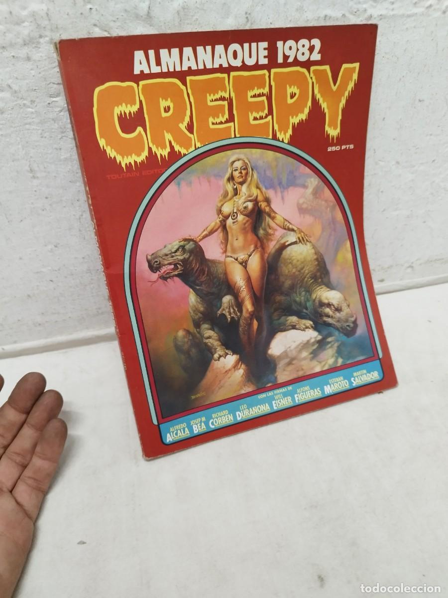 C&oacute;mics: Almanaque 1982 del comic terror Creepy, publicado por Toutain Editor.