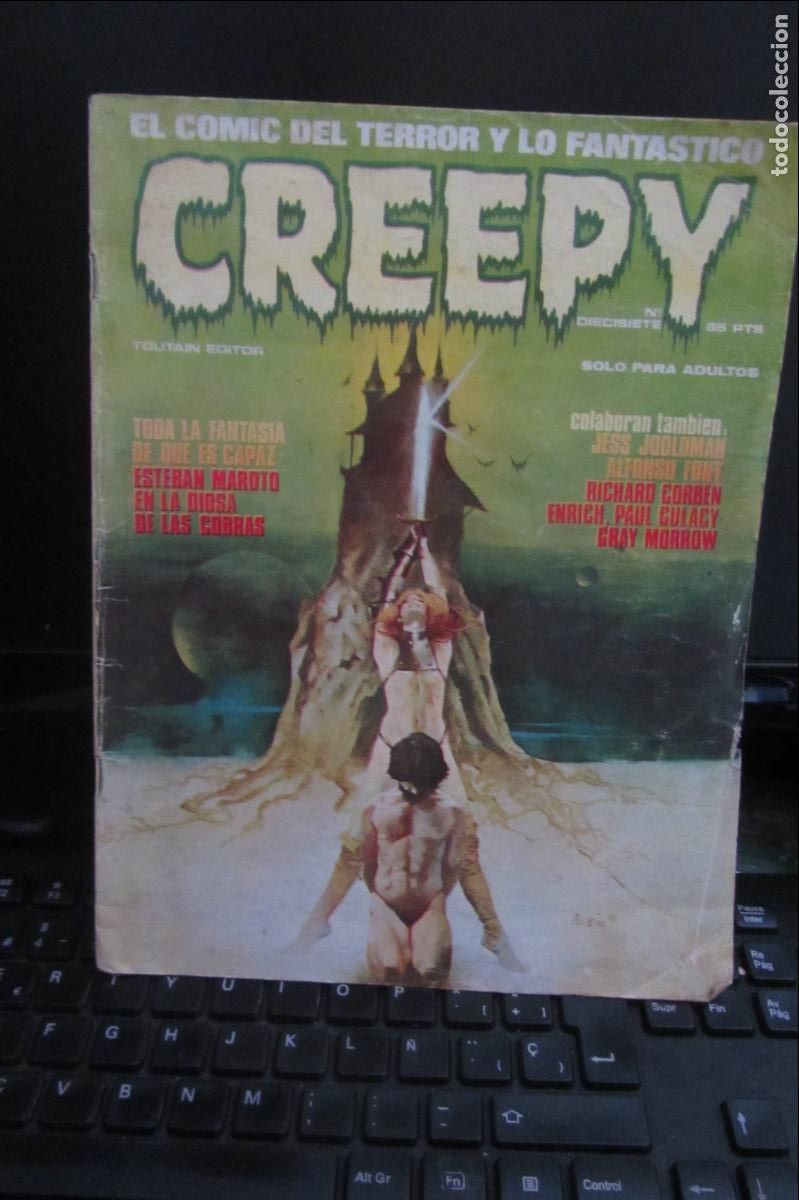 C&oacute;mics: CREEPY N&ordm; 17 DIECISIETE EL C&Oacute;MIC DEL TERROR Y LO FANT&Aacute;STICO 1979/1985 Toutain arx261