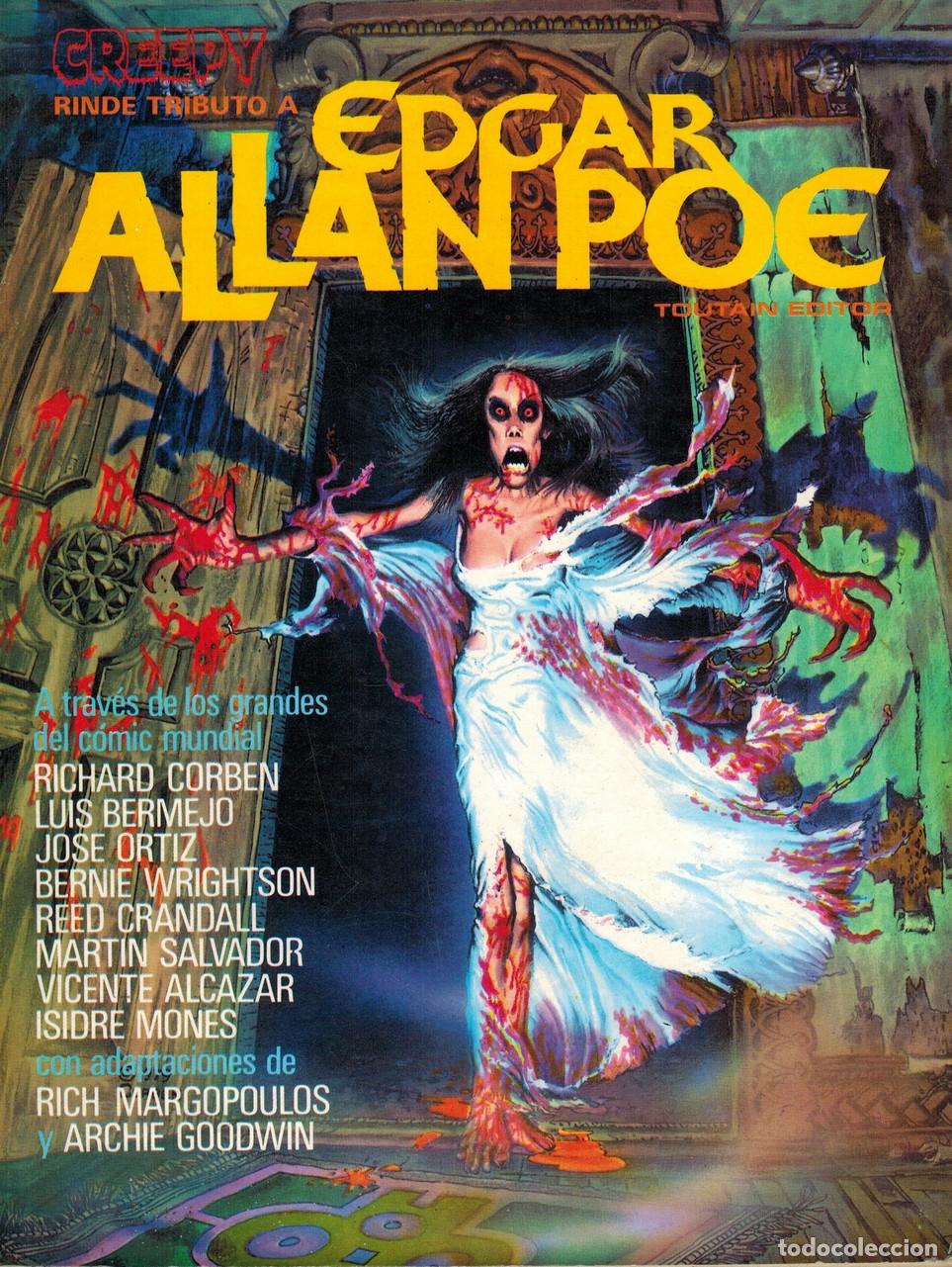 C&oacute;mics: Creepy rinde tributo a Edgar Allan Poe