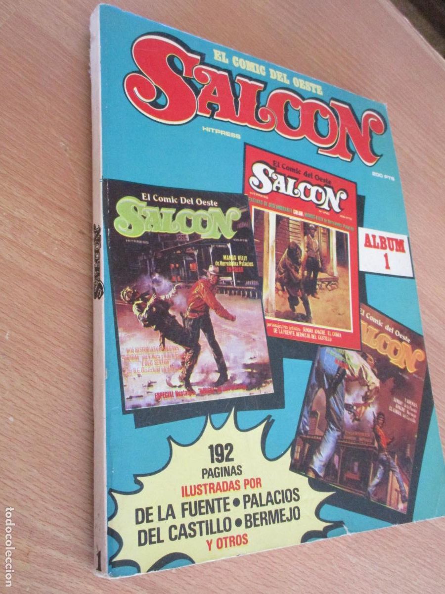 C&oacute;mics: EL COMIC DEL OESTE- SALOON-HITPRESS- ALMUN 1, CON TRES COMICS RETAPADOS -