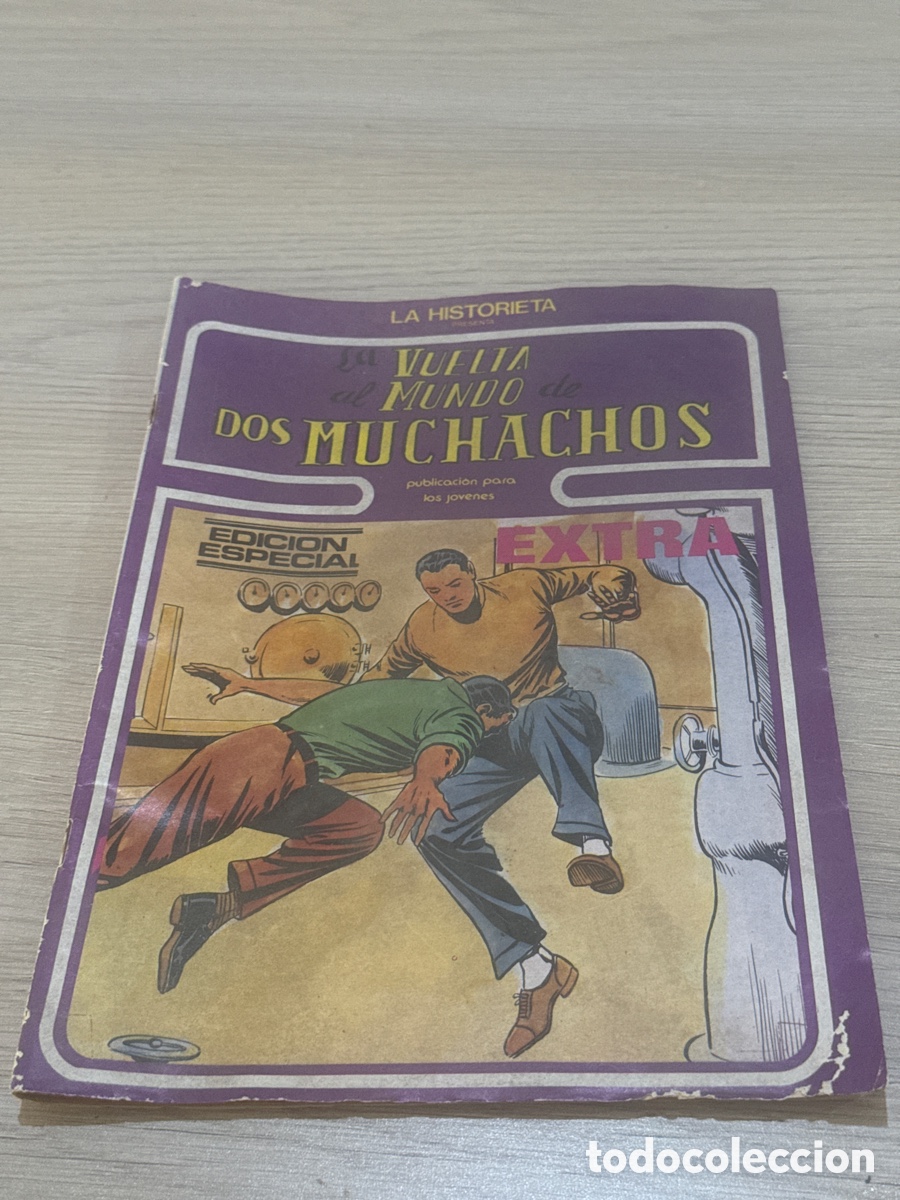 C&oacute;mics: Comic Especial Extra - La vuelta al mundo de dos muchachos (Portada Lucha / Sala de m&aacute;quinas