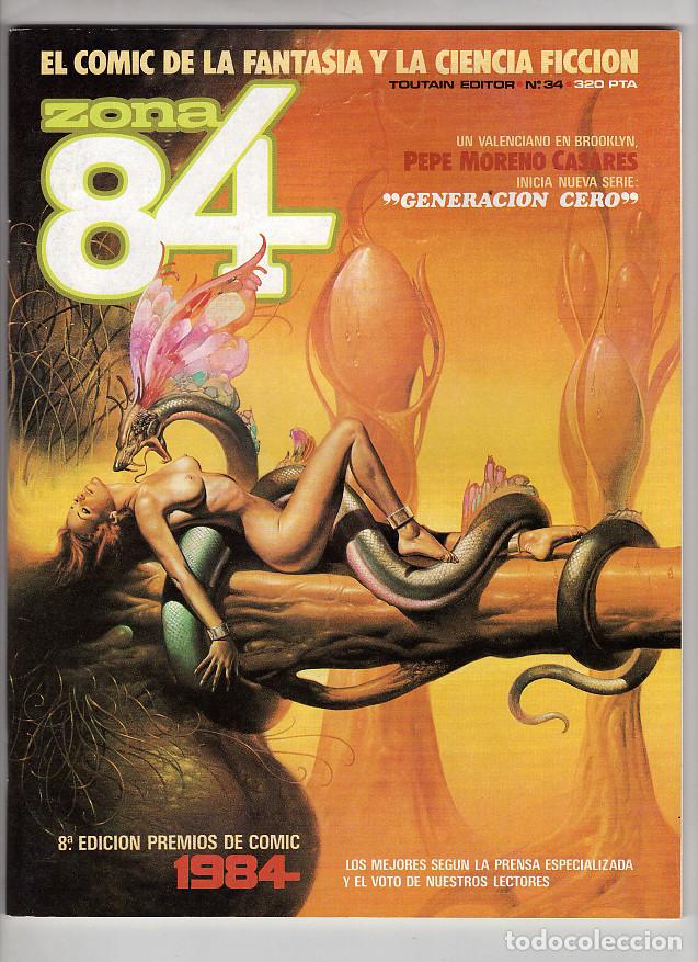 C&oacute;mics: ZONA 84 34 - EDICIONES TOUTAIN, GRAPA- MBE LEE CONDICIONES
