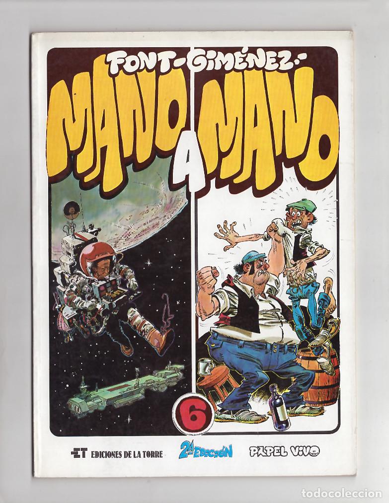 C&oacute;mics: MANO A MANO (CARLOS GIM&Eacute;NEZ & A FONT ) COL PAPEL VIVO - ED TOUTAIN, R&Uacute;STICA- MBE- LEE CONDICIONES