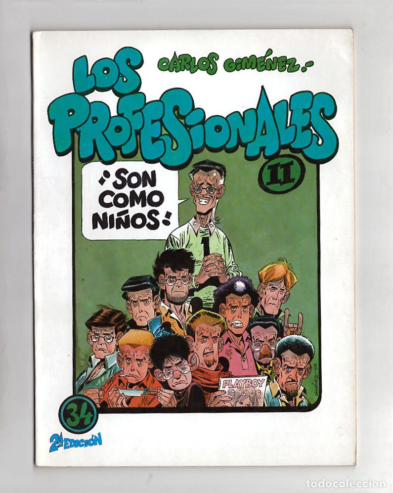 C&oacute;mics: LOS PROFESIONALES II (CARLOS GIM&Eacute;NEZ) COL PAPEL VIVO - ED TOUTAIN, R&Uacute;STICA- MBE- LEE CONDICIONES